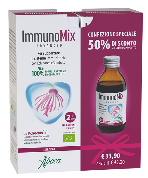 IMMUNOMIX ADVANCED SCIROPPO CONFEZIONE SPECIALE 2 PEZZI - Fontenova srl