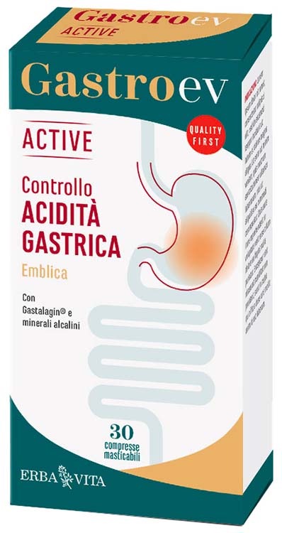GASTRO EV ACTIVE 30 COMPRESSE - Fontenova srl