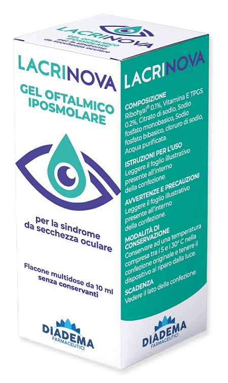 LACRINOVA GEL OFTALMICO IPOSMOLARE TB 10 ML - Fontenova srl
