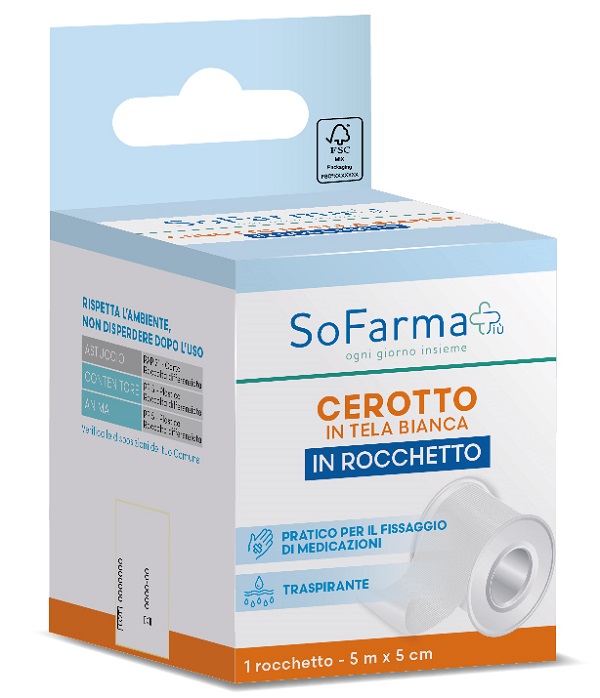 ROCCHETTO TELA M 5X5 CM SOFARMAPIU' - Fontenova srl