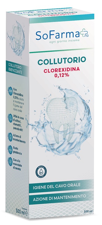 COLLUTORIO CLOREXIDINA 0,12% 200 ML SOFARMAPIU' - Fontenova srl