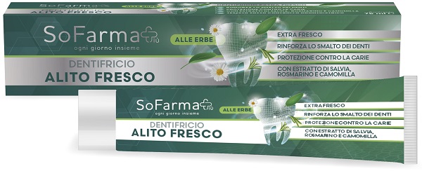 DENTIFRICIO ALITO FRESCO 75 ML SOFARMAPIU' - Fontenova srl