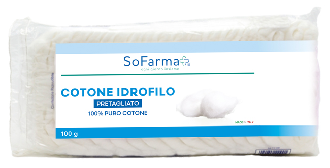 COTONE IDROFILO PRETAGLIATO 100 G SOFARMAPIU' - Fontenova srl