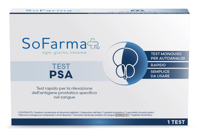 TEST AUTODIAGNOSTICO PSA SOFARMAPIU' - Fontenova srl