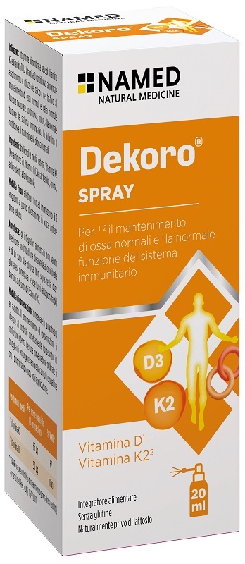DEKORO SPRAY 20 ML SENZA GLUTINE, NATURALMENTE PRIVO DI LATTOSIO - Fontenova srl