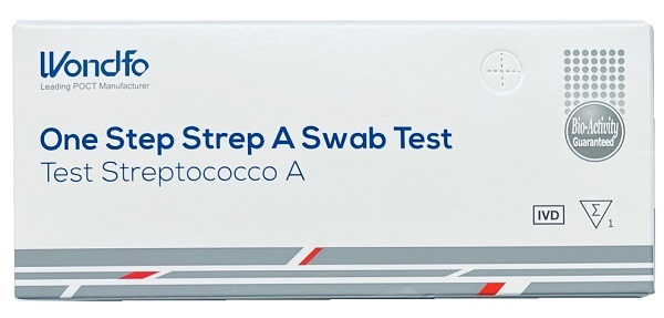 TEST AUTODIAGNOSTICO ONE STEP STREP A RILEVAZIONE QUALITATIVA ANTIGENE STREPTOCOCCO A DA CAMPION DI TAMPONE FARINGEO 1 PEZZO - Fontenova srl