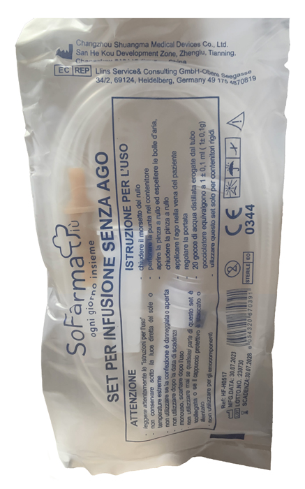 DEFLUSSORE SENZA AGO GAUGE 21 SOFARMAPIU' - Fontenova srl