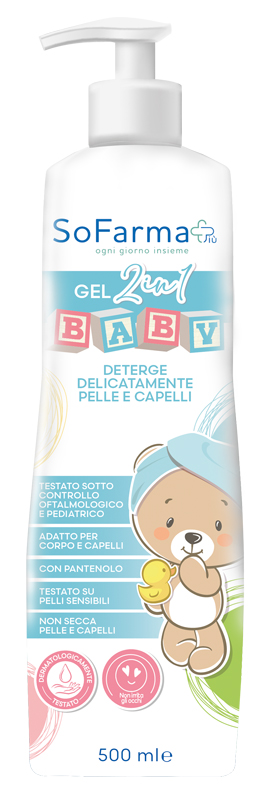 DETERGENTE BABY 2IN1 500 ML SOFARMAPIU' - Fontenova srl