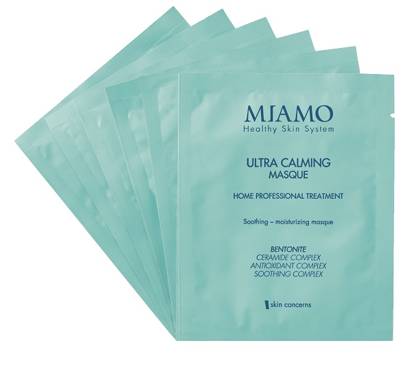 MIAMO SKIN CONCERNS ULTRA CALMING MASQUE BOX 6 PEZZI - Fontenova srl