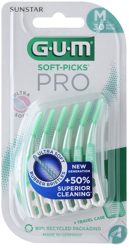 GUM SOFT PICK PRO MEDIUM 30 PEZZI - Fontenova srl
