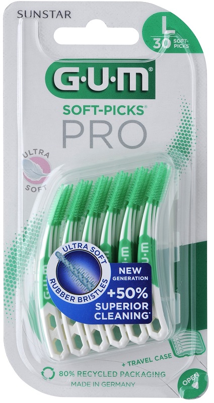GUM SOFT PICK PRO LARGE 30 PEZZI - Fontenova srl