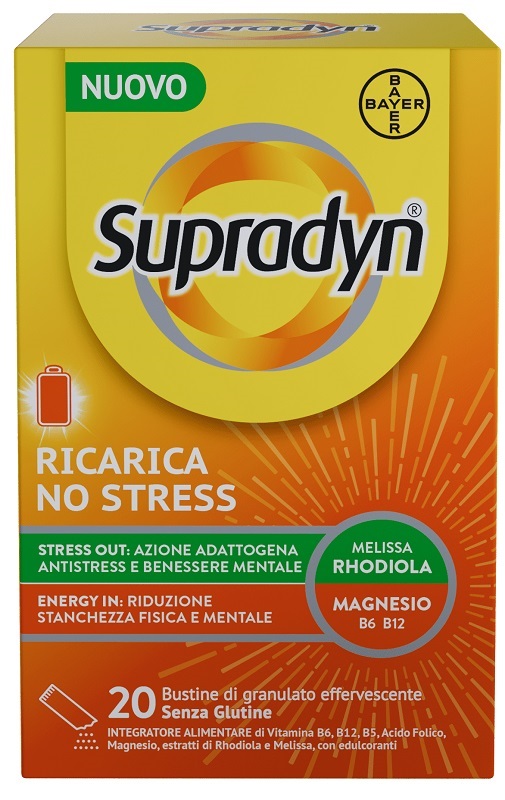 SUPRADYN RICARICA NO STRESS 20 BUSTINE - Fontenova srl