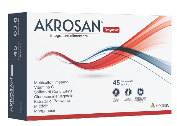 AKROSAN 45 COMPRESSE - Fontenova srl