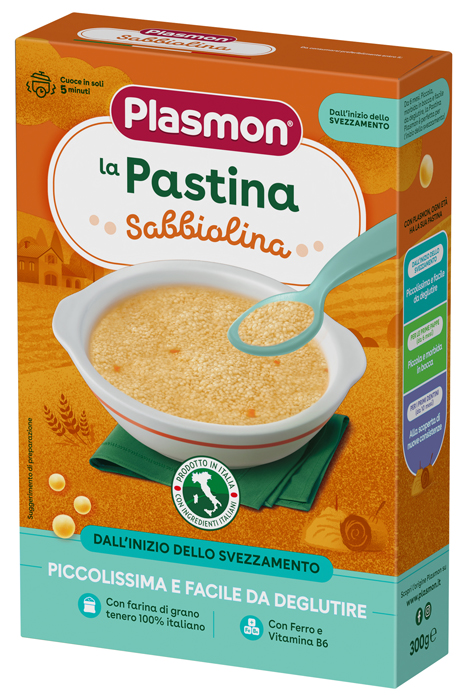 PLASMON PASTA SABBIOLINA 300 G - Fontenova srl
