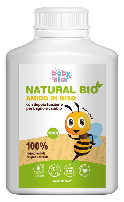 BABYSTAR AMIDO DI RISO NATURAL BIO 180 G - Fontenova srl
