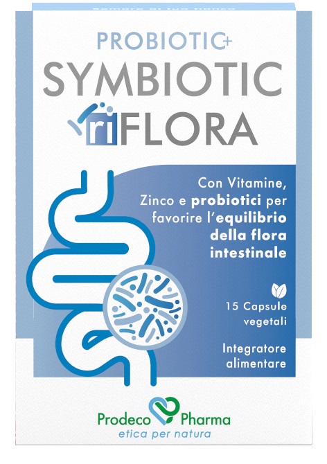 PROBIOTIC+ SYMBIOTIC RIFLORA 15 CAPSULE - Fontenova srl