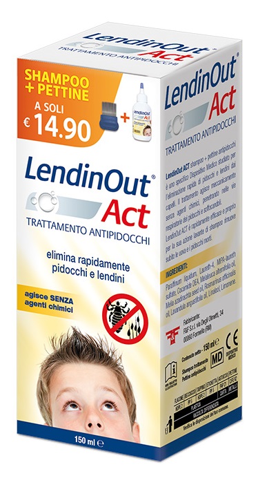 LENDINOUT ACT ANTIPIDOCCHI 150 ML - Fontenova srl