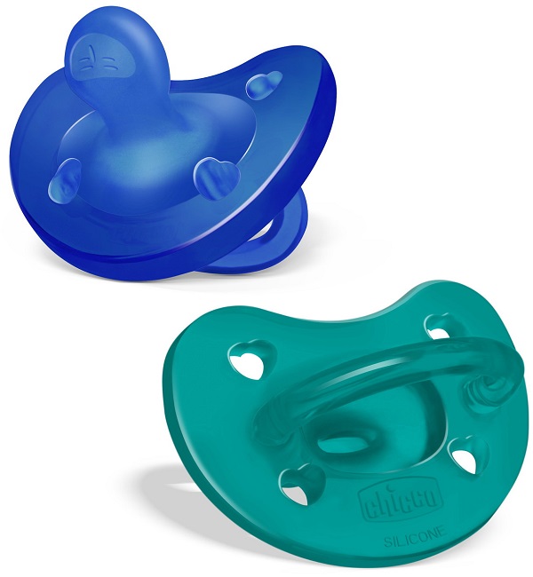 CHICCO GOMMOTTO SILICONE AZZURRO 6-16 MESI 2 PEZZI - Fontenova srl