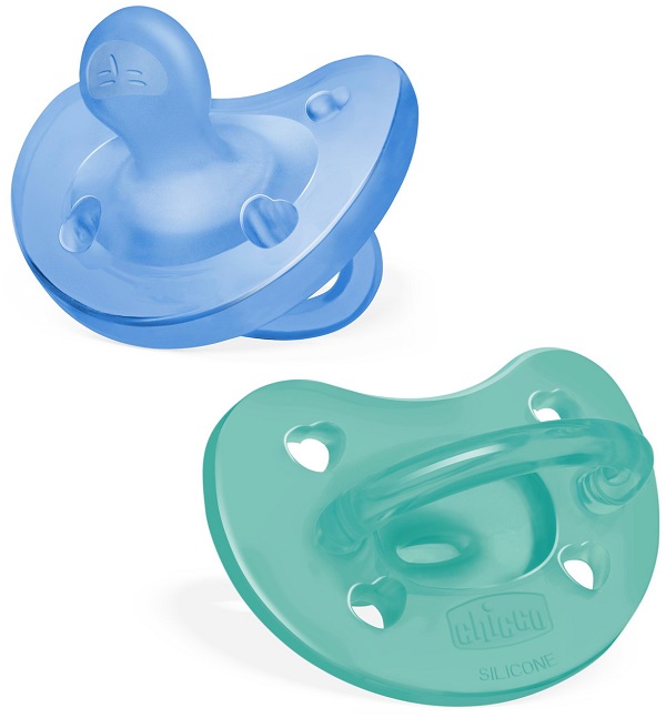 CHICCO GOMMOTTO SILICONE AZZURRO 16-36 MESI 2 PEZZI - Fontenova srl