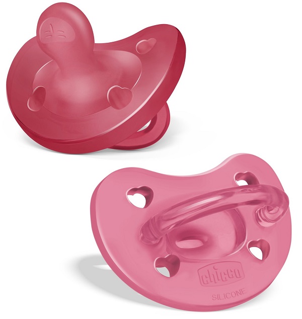 CHICCO GOMMOTTO SILICONE ROSA 16-36 MESI 2 PEZZI - Fontenova srl