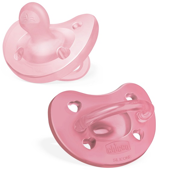 CHICCO GOMMOTTO SILICONE ROSA 6-16 MESI 2 PEZZI - Fontenova srl
