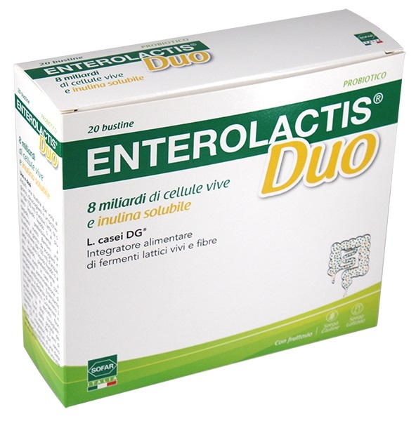 ENTEROLACTIS DUO POLVERE 20 BUSTINE - Fontenova srl