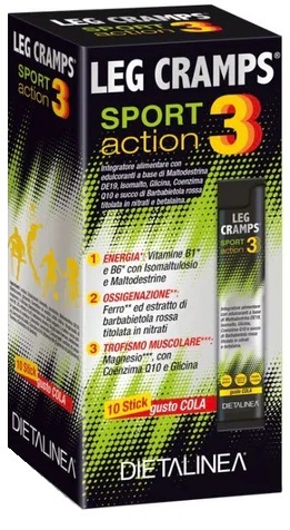 LEG CRAMPS SPORT 10 STICK PACK DIETALINEA - Fontenova srl