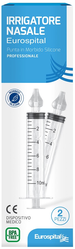 IRRIGATORE NASALE EUROSPITAL 2 PEZZI - Fontenova srl