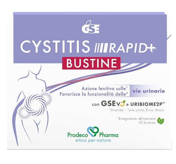 GSE CYSTITIS RAPID+ 10 BUSTINE - Fontenova srl