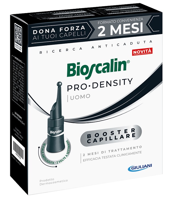BIOSCALIN PRO DENSITY UOMO BOOSTER CAPILLARE 16 FIALE X 2,5ML - Fontenova srl