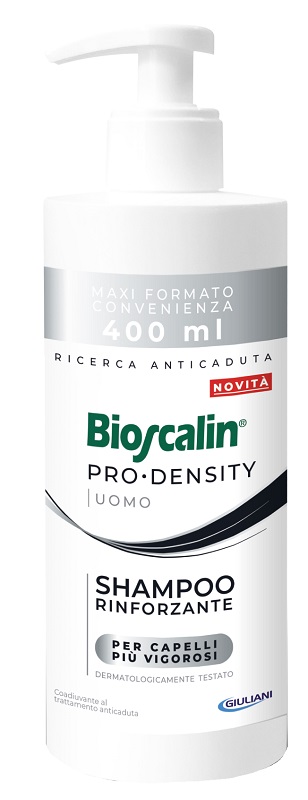 BIOSCALIN PRO DENSITY UOMO SHAMPOO RINFORZANTE 400 ML - Fontenova srl