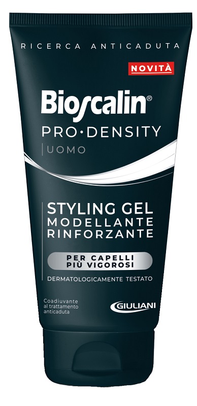 BIOSCALIN PRO DENSITY UOMO STYLING GEL MODELLANTE RINFORZANTE 150 ML - Fontenova srl