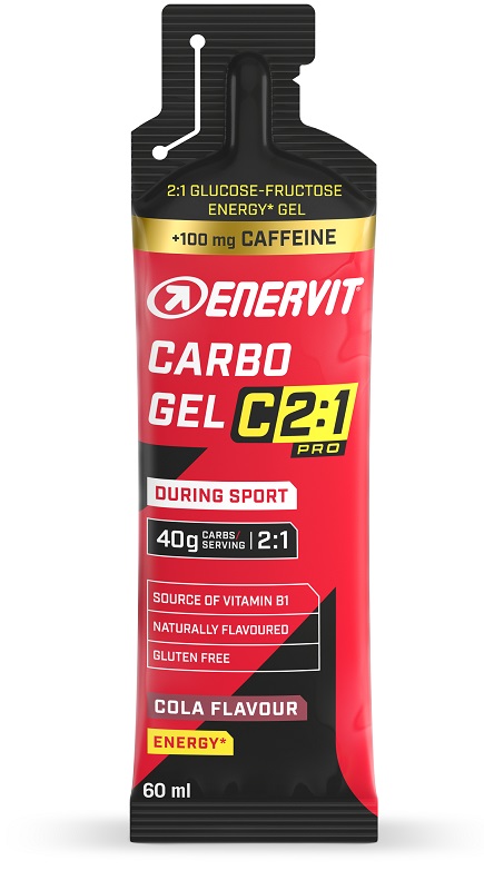 ENERVIT C2 1 PRO CARBO GEL COLA CON CAFFEINA 60 ML - Fontenova srl