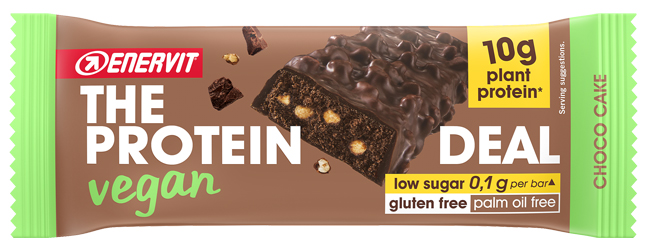 ENERVIT PROTEIN DEAL CHOCO CAKE VEGAN 40 G - Fontenova srl