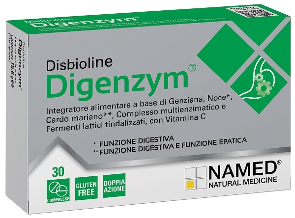 DISBIOLINE DIGENZYM AB 30 COMPRESSE - Fontenova srl
