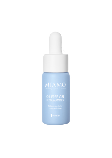 MIAMO MINI ICONS MIAMO ACNEVER OIL FREE GEL ULTRA MATTIFIER 10 ML - Fontenova srl