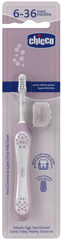 CHICCO SPAZZOLINO 6 MESI+ ROSA - Fontenova srl