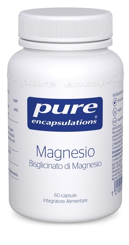 PURE ENCAPSULATIONS MAGNESIO BISGLICINATO 60 CAPSULE - Fontenova srl