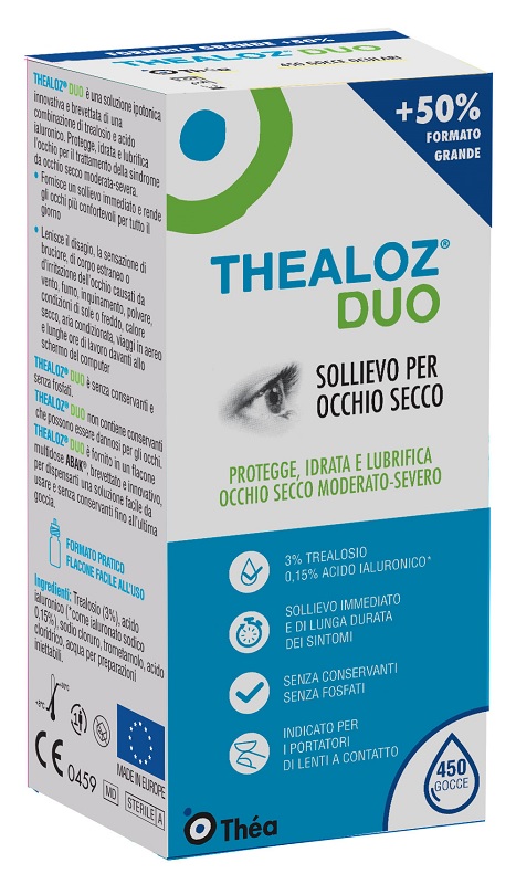 SOLUZIONE OFTALMICA THEALOZ DUO 15 ML - Fontenova srl