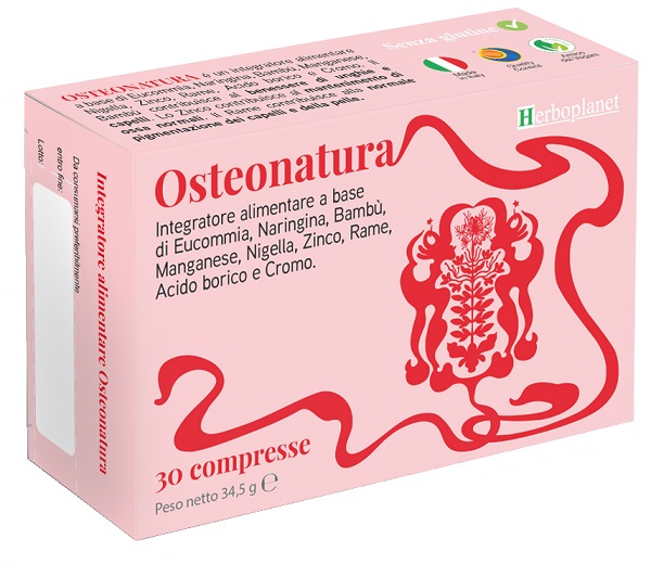 OSTEONATURA 30 COMPRESSE SENZA GLUTINE - Fontenova srl