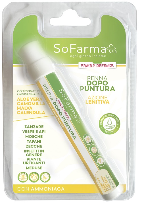 PENNA DOPO PUNTURA CON AMMONIACA 12 ML SOFARMAPIU' - Fontenova srl