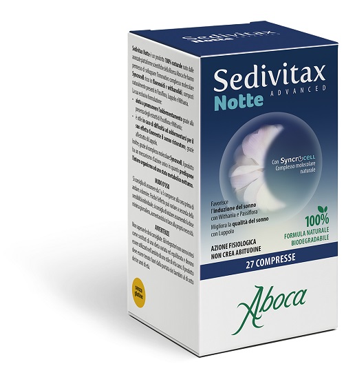SEDIVITAX NOTTE ADVANCED 27 COMPRESSE - Fontenova srl