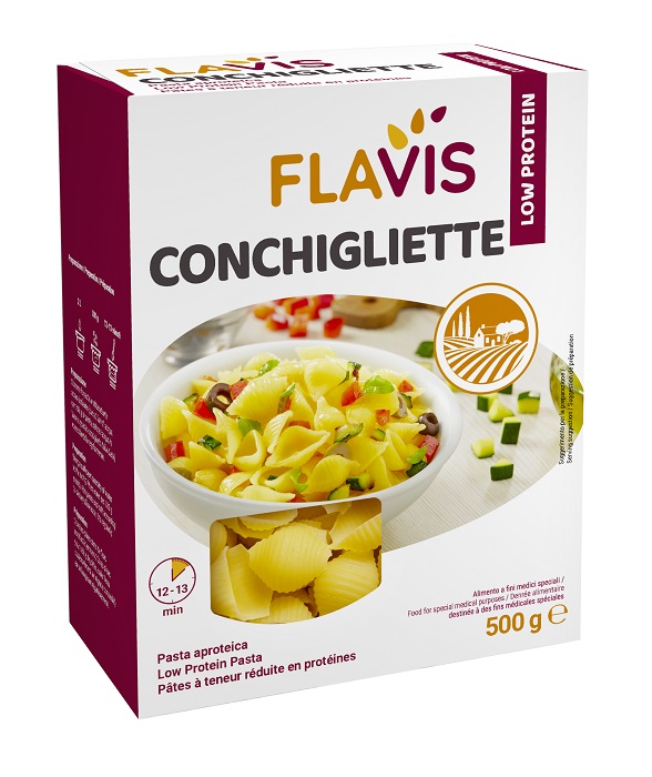 FLAVIS CONCHIGLIETTE APROTEICHE 500 G - Fontenova srl
