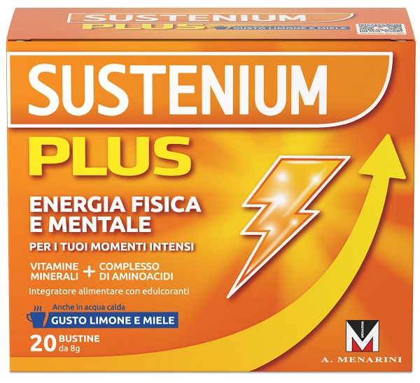 SUSTENIUM PLUS LIMONE E MIELE 20 BUSTINE DA 8 G - Fontenova srl