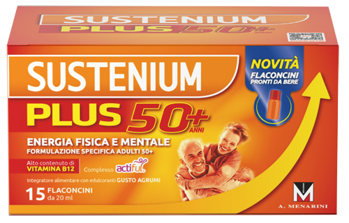 SUSTENIUM PLUS 50+ 15 FLACONCINI - Fontenova srl