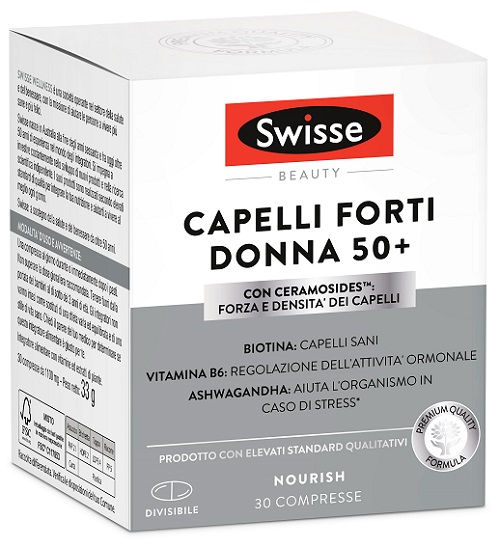 SWISSE CAPELLI FORTI DONNA 50+ 30 COMPRESSE - Fontenova srl