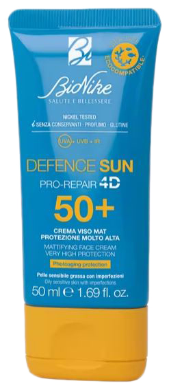 DEFENCE SUN 50+ CREMA VISO MAT 50 ML - Fontenova srl