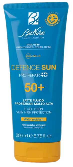 DEFENCE SUN 50+ LATTE FLUIDO 200 ML - Fontenova srl