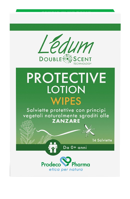 LEDUM DS PROTECTIVE LOTION WIPES 14 PEZZI - Fontenova srl
