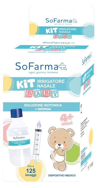 KIT IRRIGATORE NASALE BABY SOFARMAPIU' - Fontenova srl